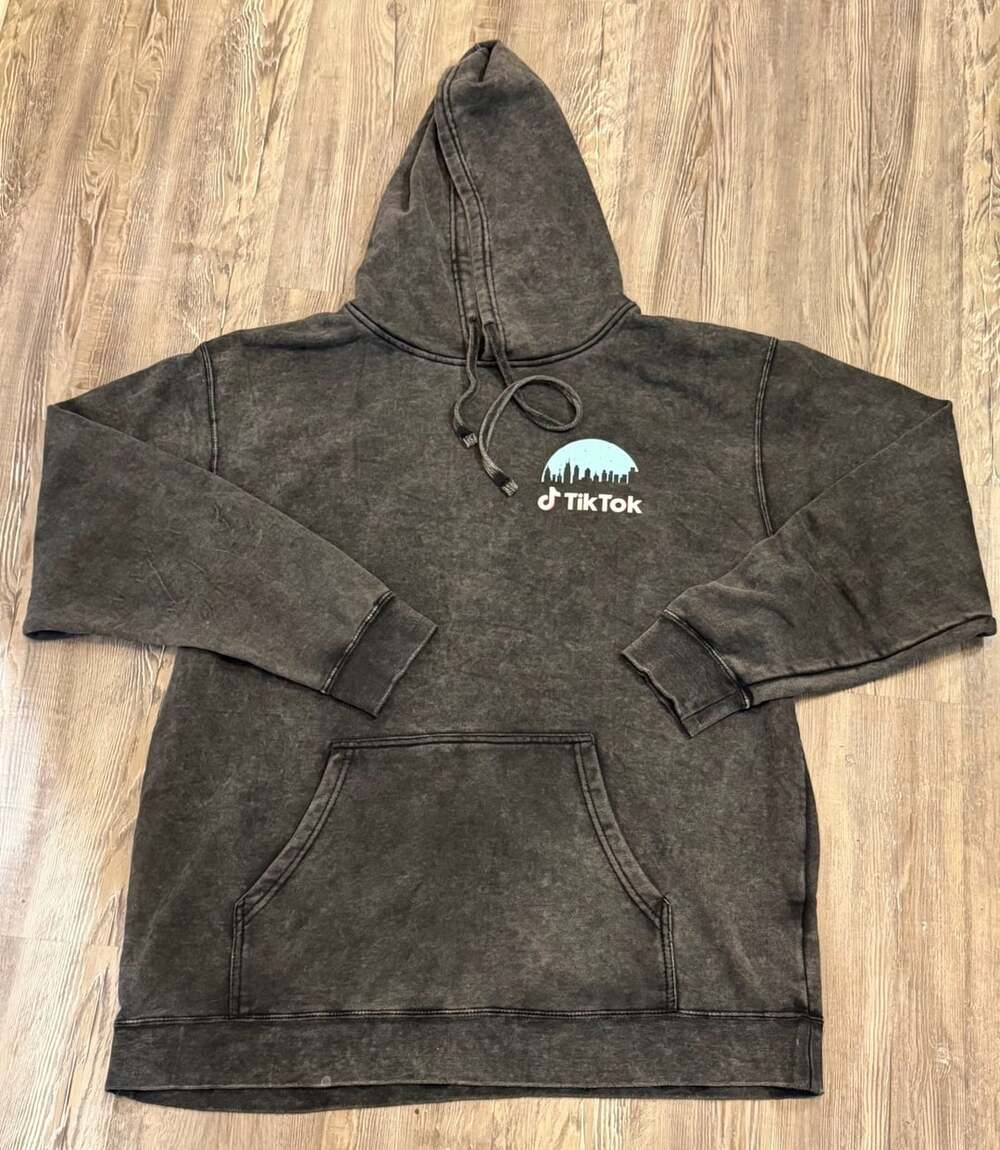 Independent Trading Company TikTok Acid Wash Pullover Hoodie Size XL